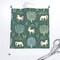 Green Forest Trees Fantasy Princess Woods Renaissance Unicorns Magical Tapestry Fairytale Mythic Small Scale Custom Printed Fabric by Spoonflower Various Fabrics by the Yard or Fat Quarter